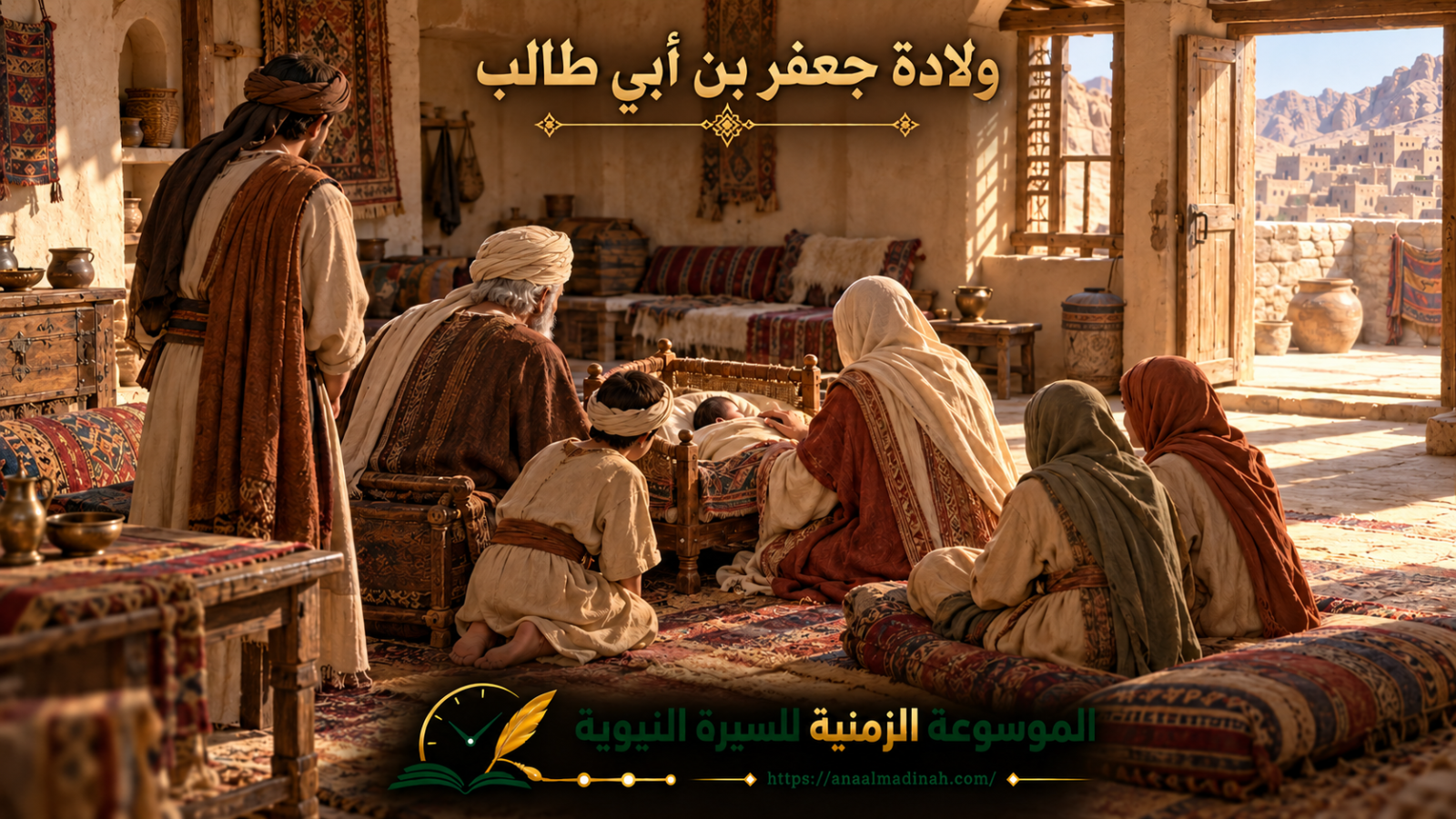 ولادة جعفر بن أبي طالب رضي الله عنه