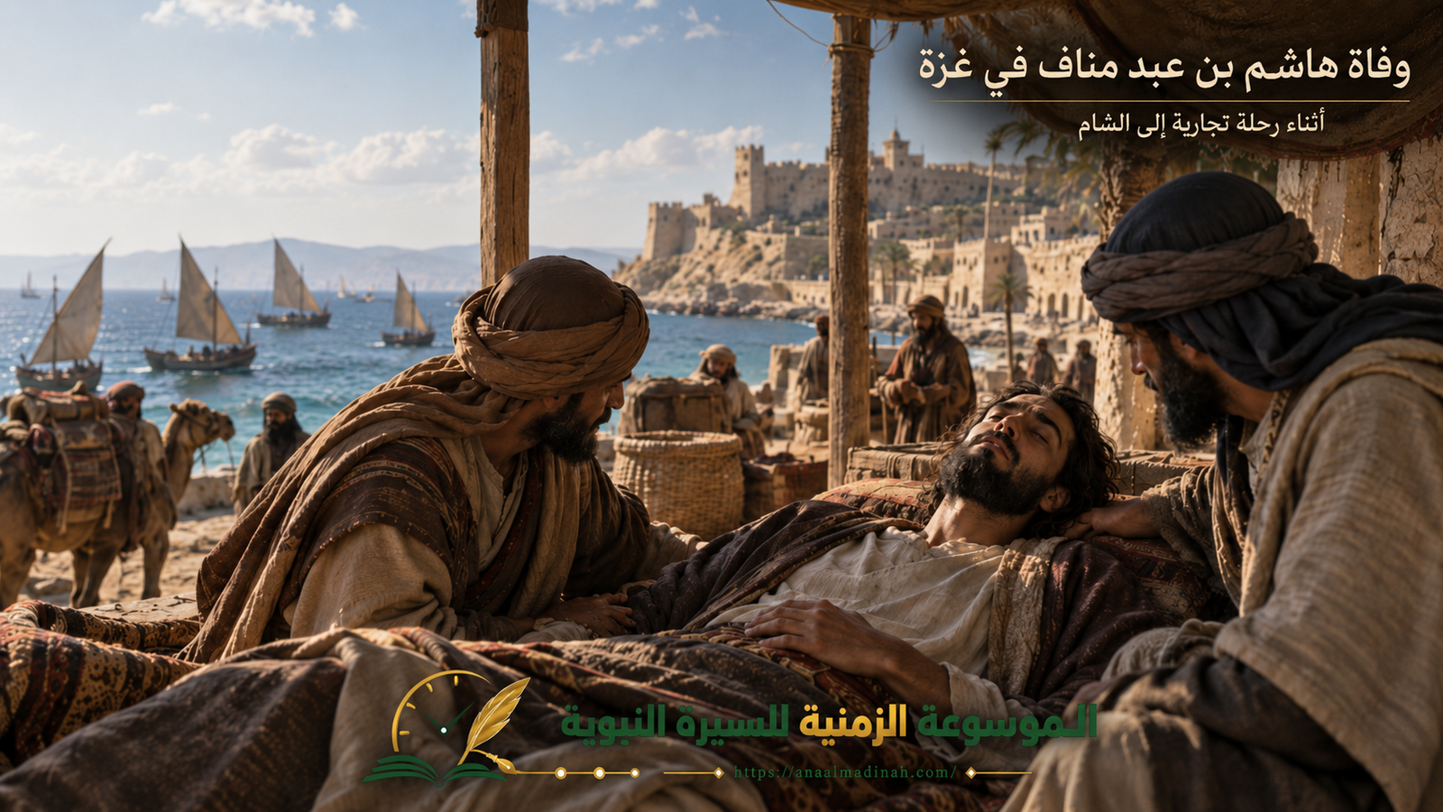 وفاة هاشم بن عبد مناف