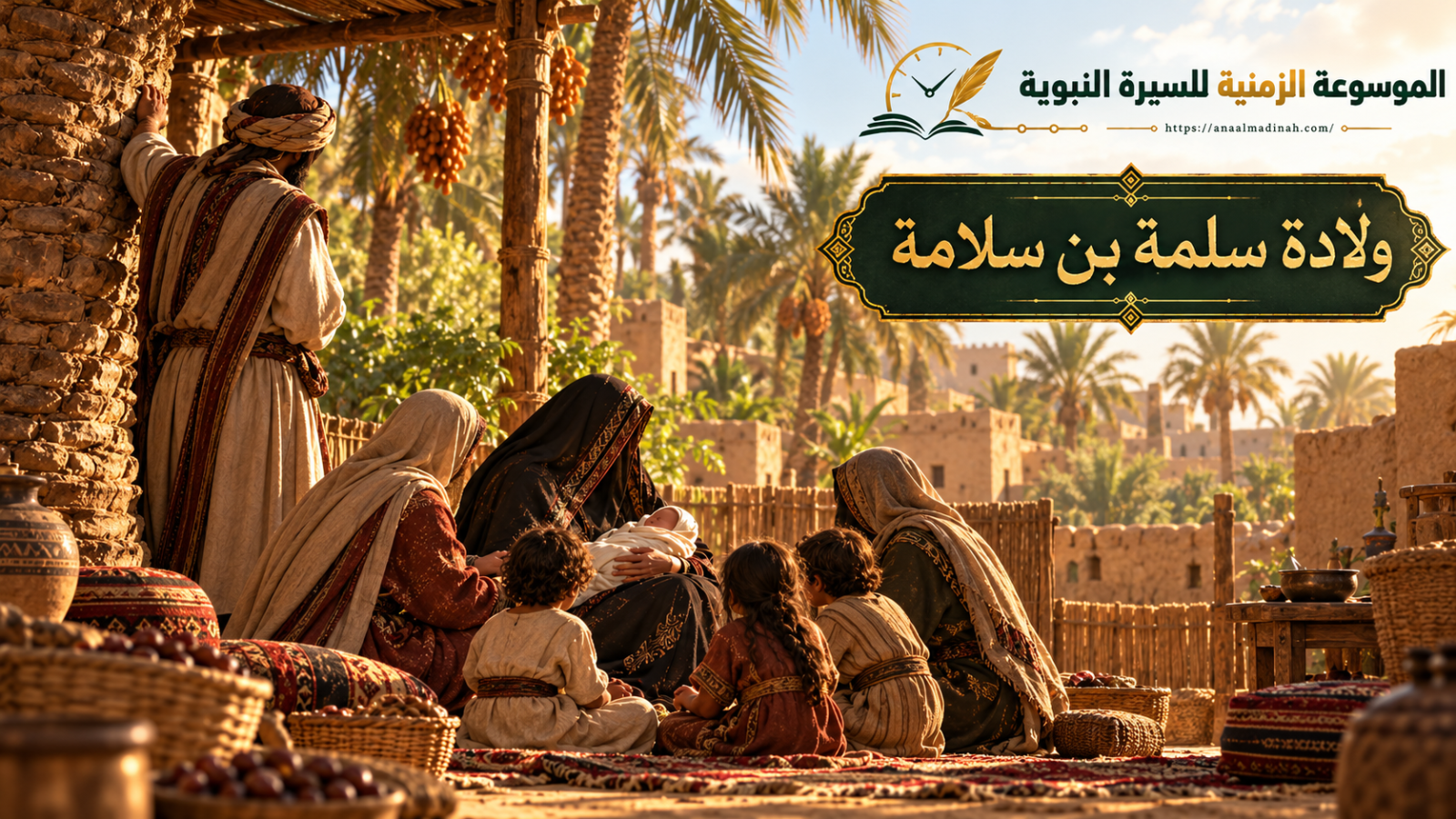 ولادة سلمة بن سلامة بن وقش رضي الله عنه