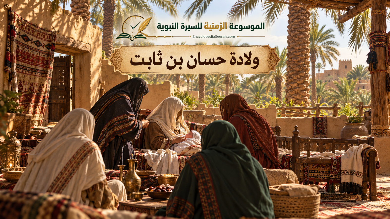 ولادة حسان بن ثابت
